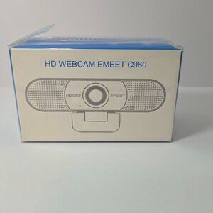 NWT - Emeet C960 HD 1080P Webcam – New in Sealed Box